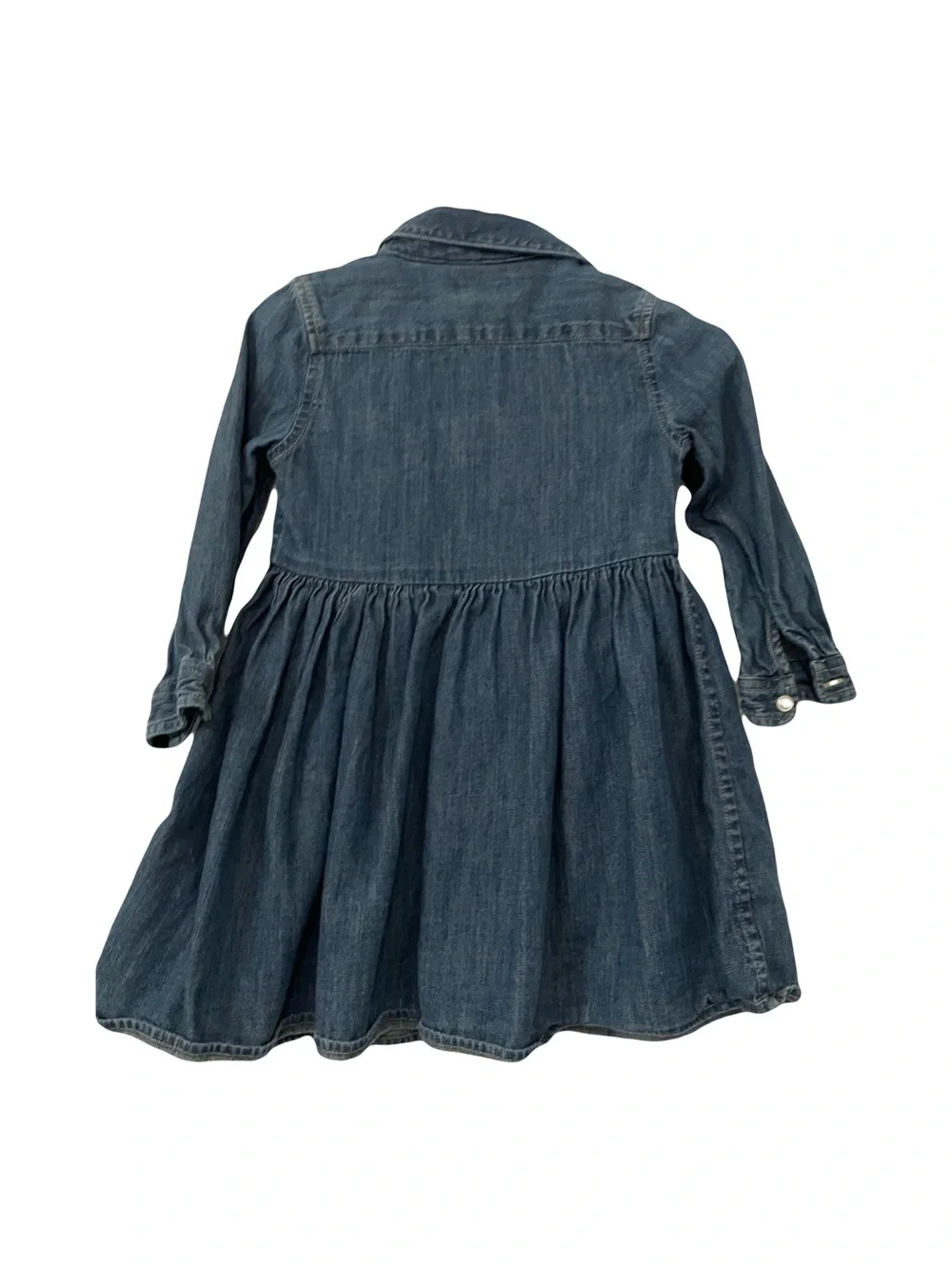 Ralph Lauren Dark Denim Shirt Dress with Pony Logo